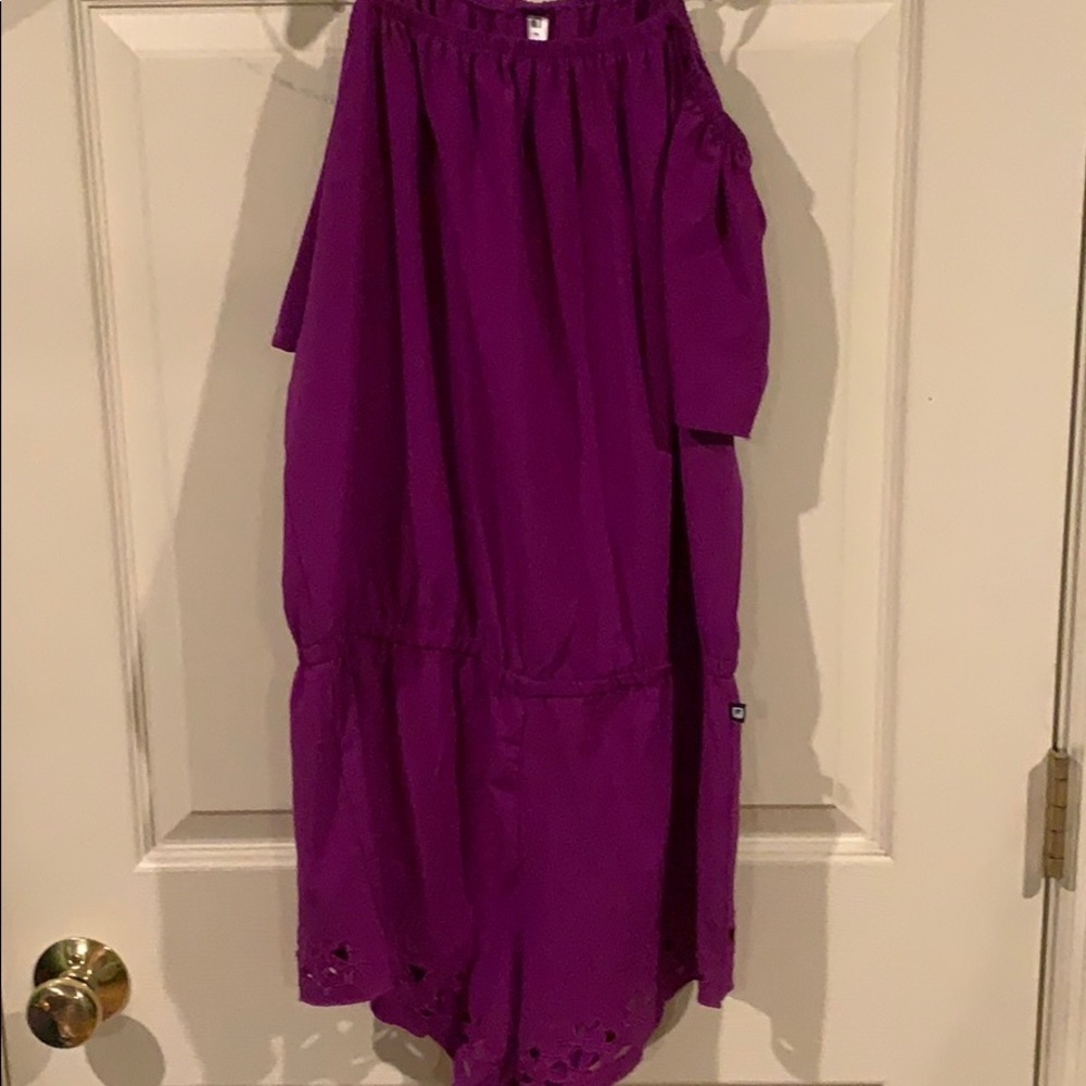 Fabletics off shoulder romper